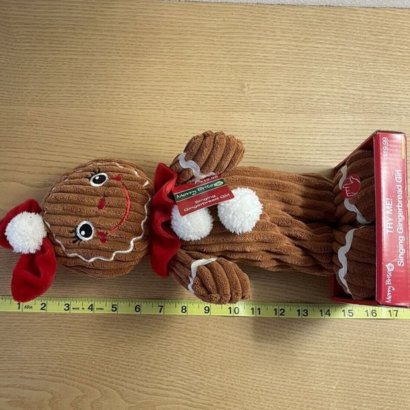 Merry Brite Gingerbread Girl Plush Dancing Singing Animated Dan Dee New Works! - Picture 8 of 8